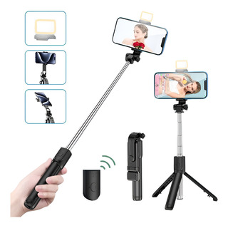 Palo Selfie Trípode Con Luz Selfie Stick Bluetooth Remoto Palo Selfie Trípode Con Luz Selfie Stick Bluetooth Remoto