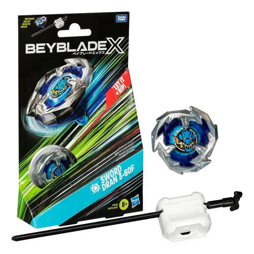 Pack Beyblade X Lance Knight 4-80hn & Lançador - G0184 Cor