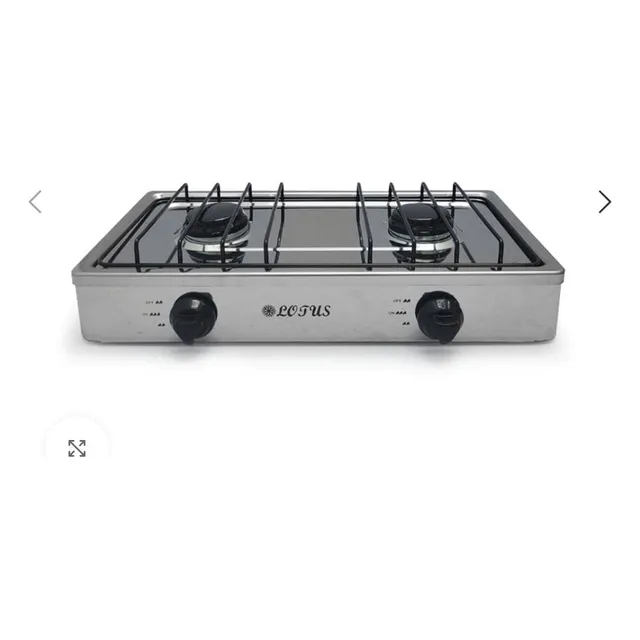 Cocina 2 Hornilla Lotus De Mesa Acero Inoxidable