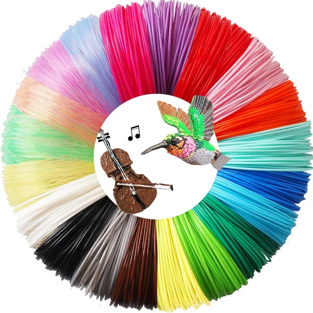 Ttyt3d 3d Pen Filamento Pla Recambios 20 Colores, 16 Pies...