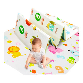 Tapete Infantil Emborrachado Dobrável Dupla Face Impermeável Tapete Infantil Emborrachado Dobrável Dupla Face Impermeável