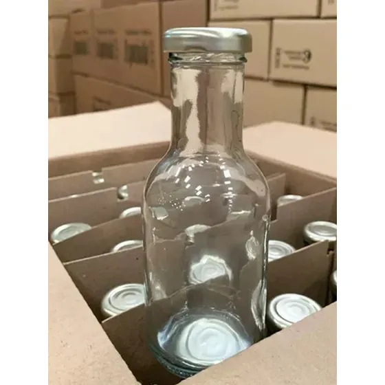 Envase De Vidrio Passata 325cc Con Tapa Metálica 38mm Twist