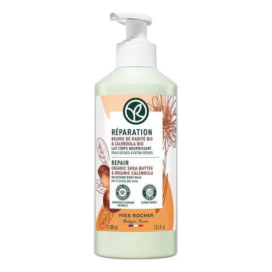 Yves Rocher Leche Corporal Reparadora Y Nutritiva Para Piel Seca 390 ml