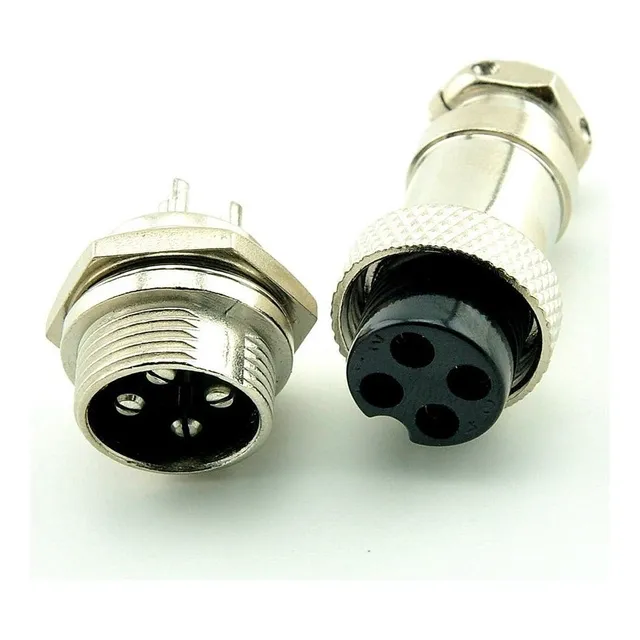 Kit Conector 4 Pines Gx16-4pin Gx16 Macho Hembra Aviacion