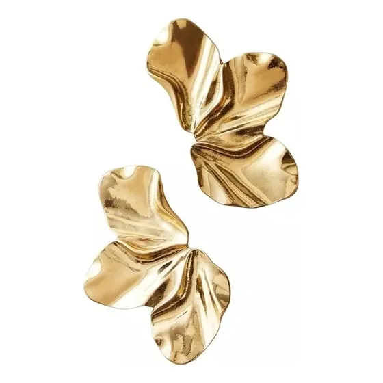 Aros De Flor Zarcillos Aretes De Acero Inoxidable Mujer
