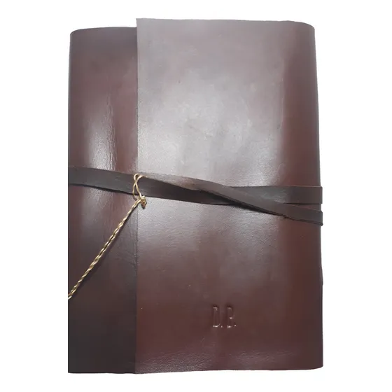 Bitacora De Cuero Cuaderno Intercambiable 