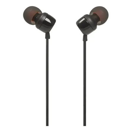 Fone De Ouvido Tune 110 Intra-auricular Com Fio Preto Jbl