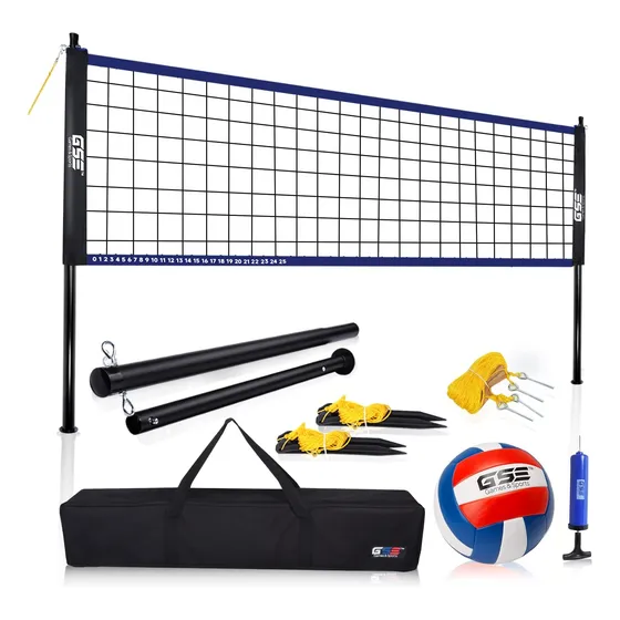 Set De Red Gse Games & Sports Expert Para Voley , De 9.75 M