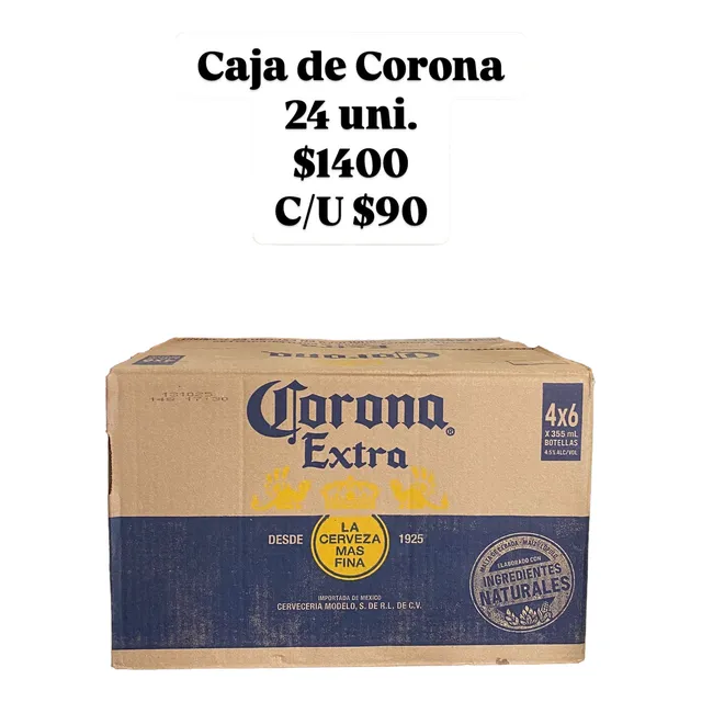 Caja Corona 355ml X 24 Uni