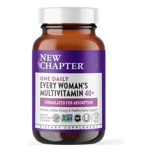 Multivitaminico Diario Para Mujer 40+ New Chapter 48 Tableta