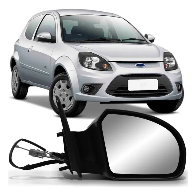 Retrovisor Ford Ka 2011 2012 2013 Manual Com Pisca Direito