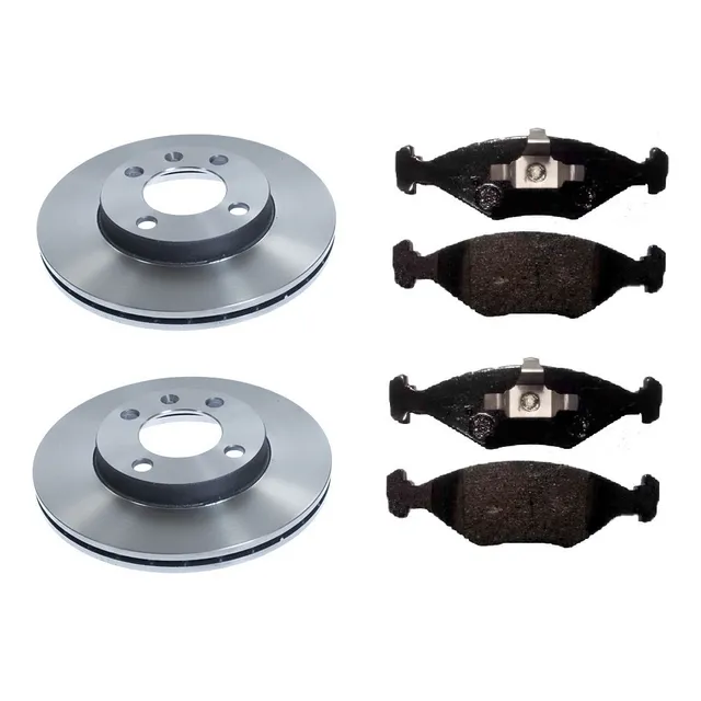 Kit Discos Y Pastillas Freno Vw Gol Power 1.4