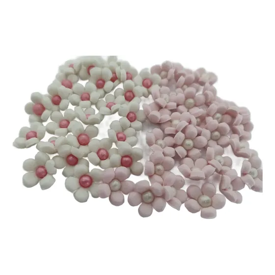 Confeito De Açúcar Mini Flores Para Docinhos 50 Unidades 