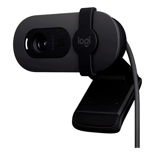 Camara Web Logitech Brio100 Full Hd 1080p Microfono Usb 2.0 Color Negro