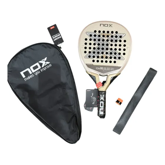 Paleta Padel Paddle Nox Tl10 Future Tino Libaak + Regalos!