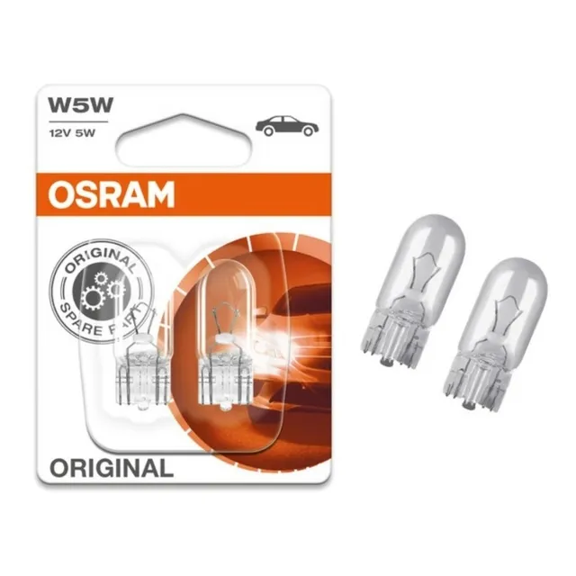 Bombillos Osram X2 Carro Moto 158 12v W5w Cocuyo Direccional