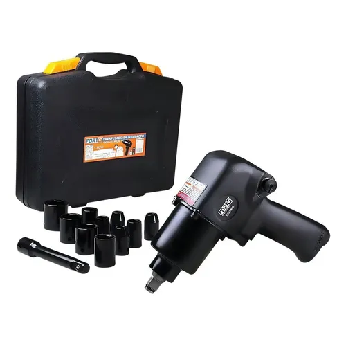 Chave de impacto Caterpillar Dx72 1/2 350 nm 18 volts, cor preta