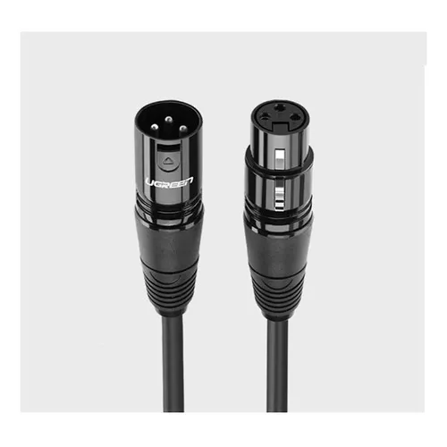 Cable Para Micrófono Tipo Cannon Macho A Hembra, 10 M Ugreen
