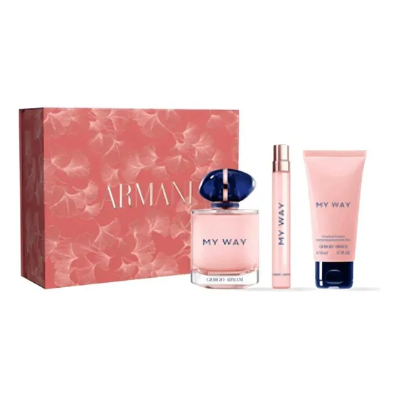 Pack Armani My Way Edp 90ml + Mini Talla 10ml + Loción 50ml