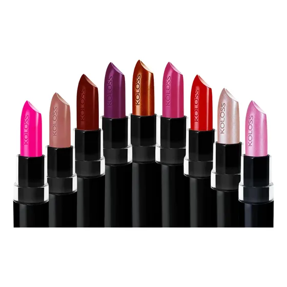 Batom Lipstick Koloss Make Up Cores Vibrantes
