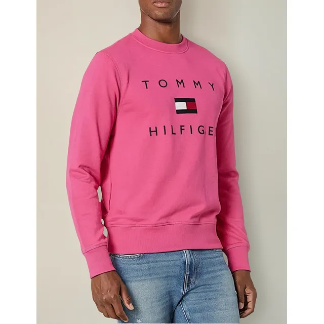 Buzo Hombre Tommy Hilfiger Sport Logo 100% Original Cuello O