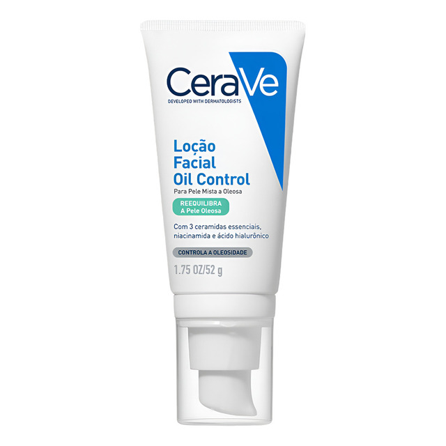 Cerave Loção Facial Hidratante Controle De Oleosidade 52g Oleosa Dia