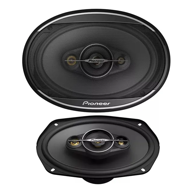 Par Parlantes Pioneer Carro 450w 6x9' 4 Vias Ts-a6968s Color Negro