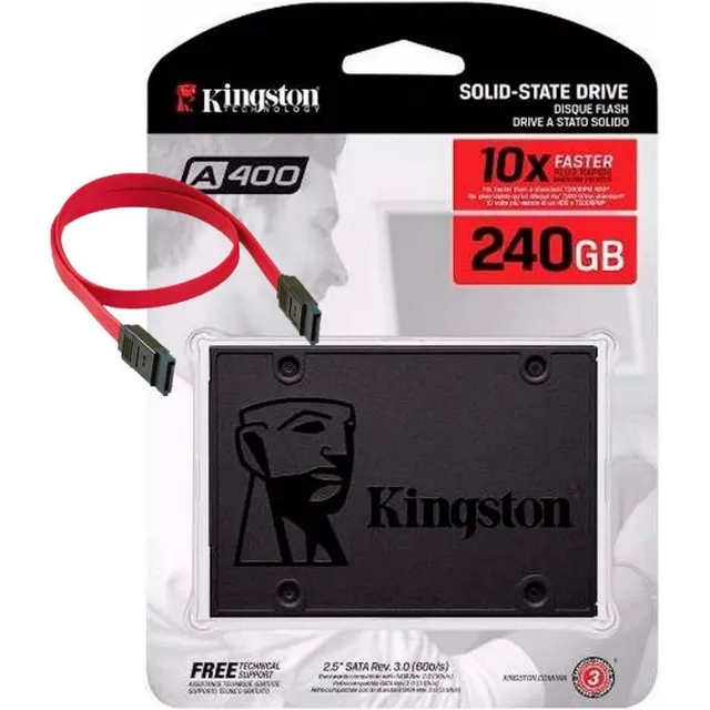 Kingston Ssd 240gb Disco Duro Solido Gamer + Cable Tranza