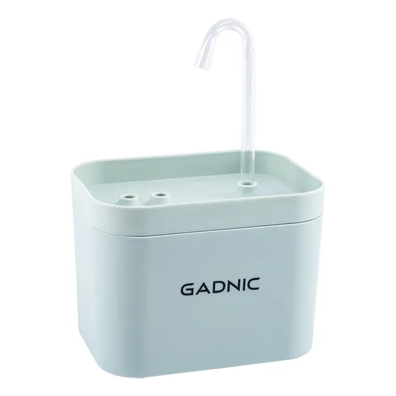 Bebedero Fuente Para Beber Automático Gadnic Pet09 Verde Recirculación De Agua