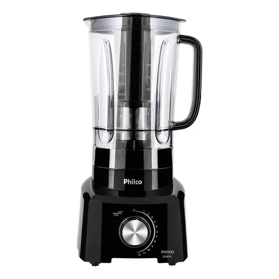 Liquidificador Ph900 Com 12 Velocidades 1200w Cor Preto Philco 127v
