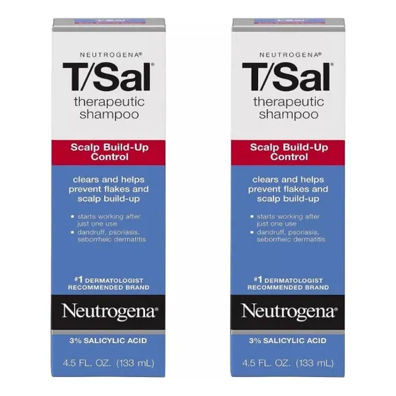 Shampoo Neutrogena T/sal 133ml 4.5oz Pack 2 Pzas