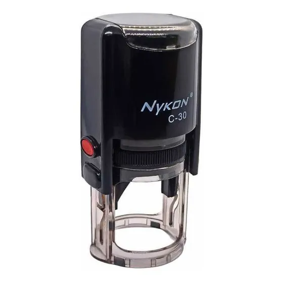 Carimbo Automático Redondo Nykon 30mm