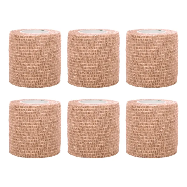 Pack X 6 Vendas Autoadherentes 5cm X 4,5m Cinta Cohesiva