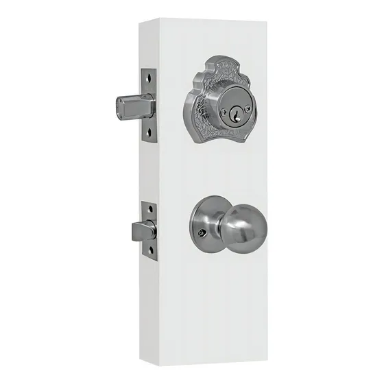 Cerradura Residencial Tripoli Niquel Satinado Dexter 6754 Color Plateado