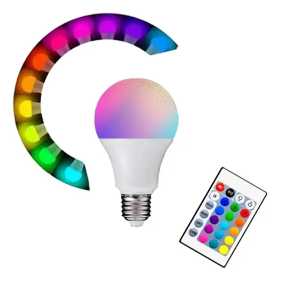 Lampada Smart Led Rgb  Wifi 9w C/ Controle - 110/220v