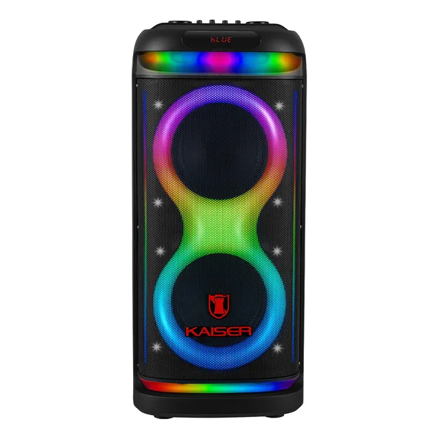 Bafle Kaiser 2x8 Pulgadas Msa-2073m Color Negro