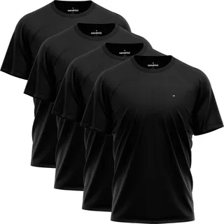 Kit 4 Camisetas Dry Sandrini Manga Curta Academia Caminhada Kit 4 Camisetas Dry Sandrini Manga Curta Academia Caminhada