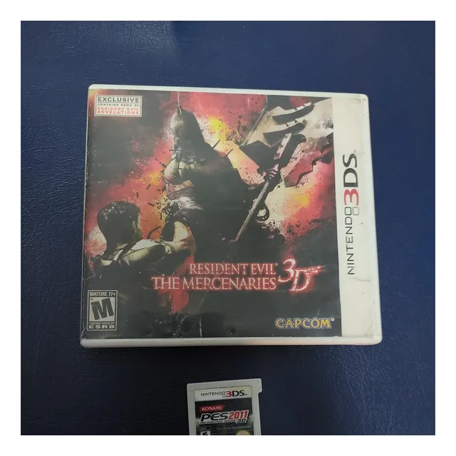 Juego Nintendo 3ds Resident Evil 3 Y Pes 2011
