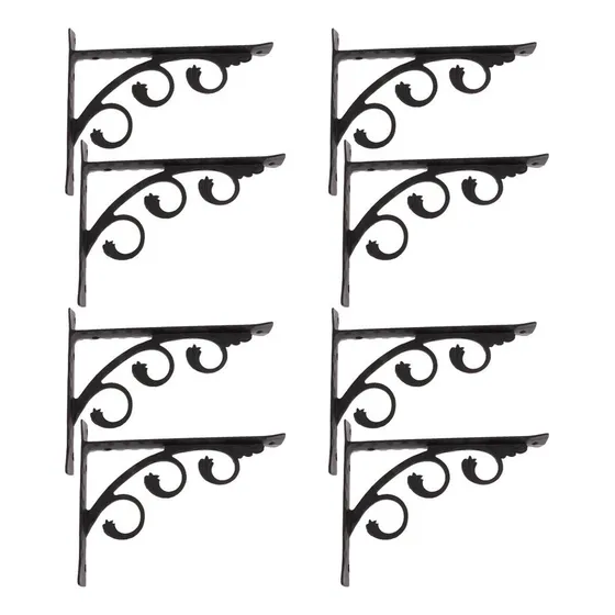 T 8x Soporte De Estante De Pared De Europeo Soporte De