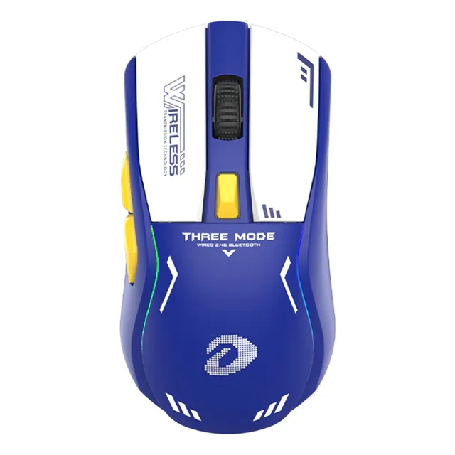 Mouse gamer inalámbrico recargable Dareu A950 A950 azul real