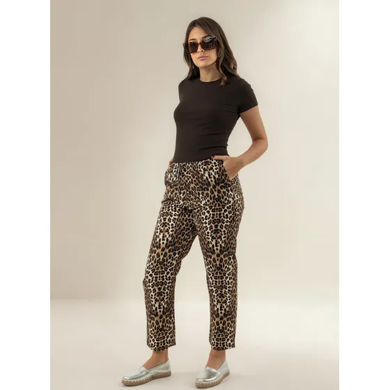 Babucha Animal Print Tela Poplin Byh