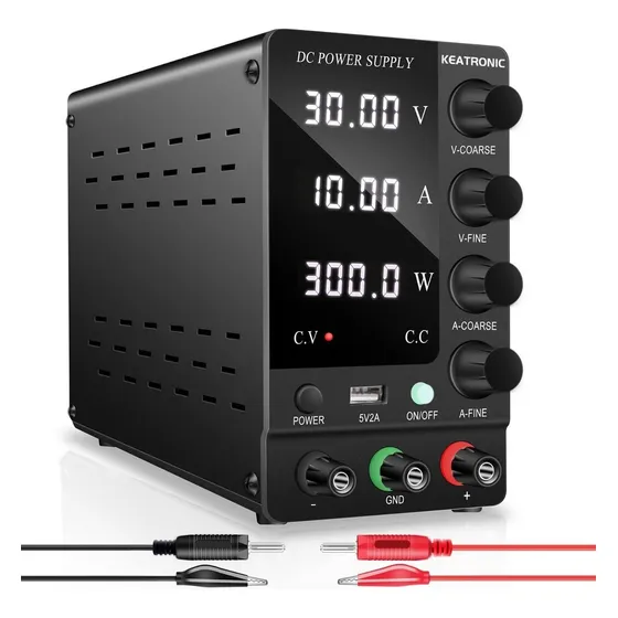 30v-10a 300w Fuente De Alimentación Regulable Laboratorio Keatronic SPS-C3010