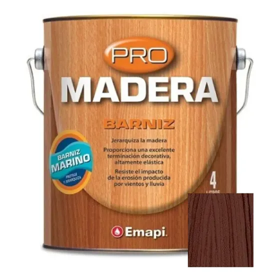 Barniz Interior Mate Algarrobo Emapi 1 Lt