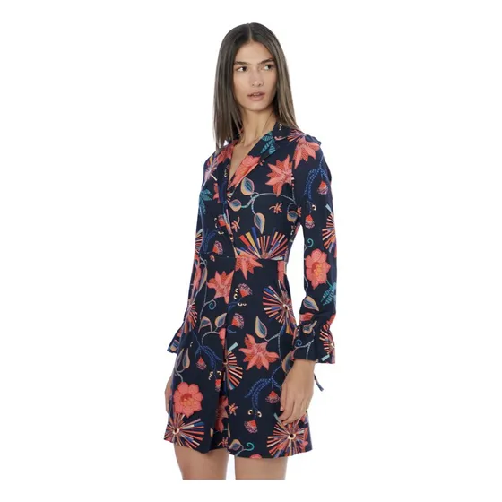 Vestido Estampado M/larga Lavanda Print Mujer Asterisco