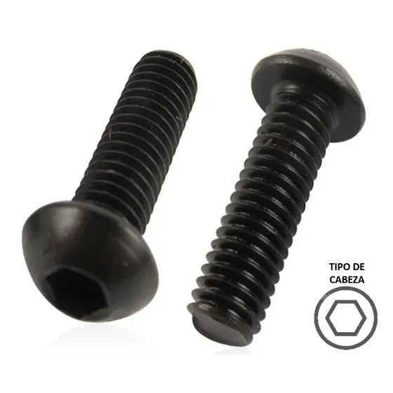 Tornillo Allen Boton Fino Nf 1/4''  X 1 1/2'' (50 Pzs)