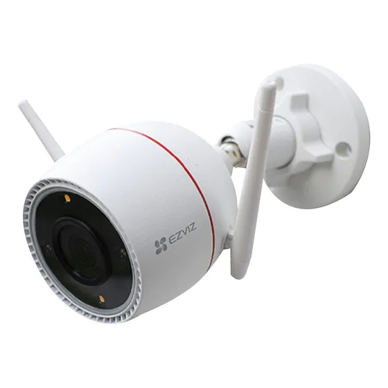 H3C 2K Ezviz smart home camera con audio doble via luz y sirena color blanco