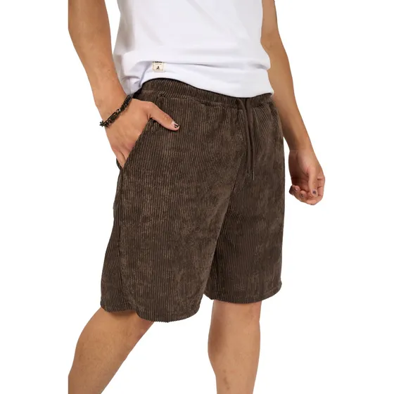 Bermuda Hombre Lisa Cara Cruz Jeans Corderoy Liviano Urbana