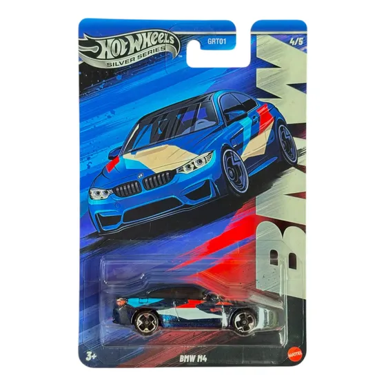 Hotwheels Bmw M4 (2025) Bmw Silver Series