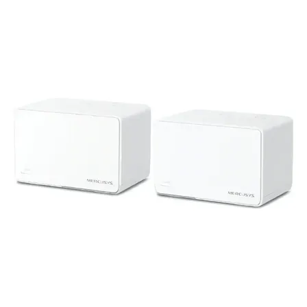 Pack 2 Roteadores Halo H80x Mesh Wifi6 Branco Mercusys