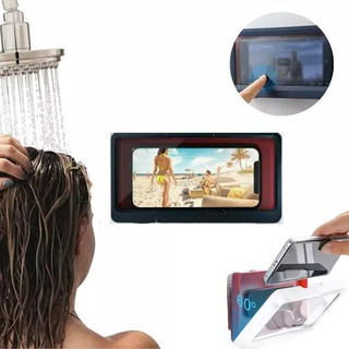 Suporte De Celular Para Box Chuveiro Banheiro Banho Entreter Suporte De Celular Para Box Chuveiro Banheiro Banho Entreter